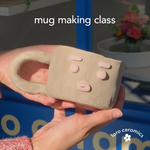 Load image into Gallery viewer, mug-making + painting class

