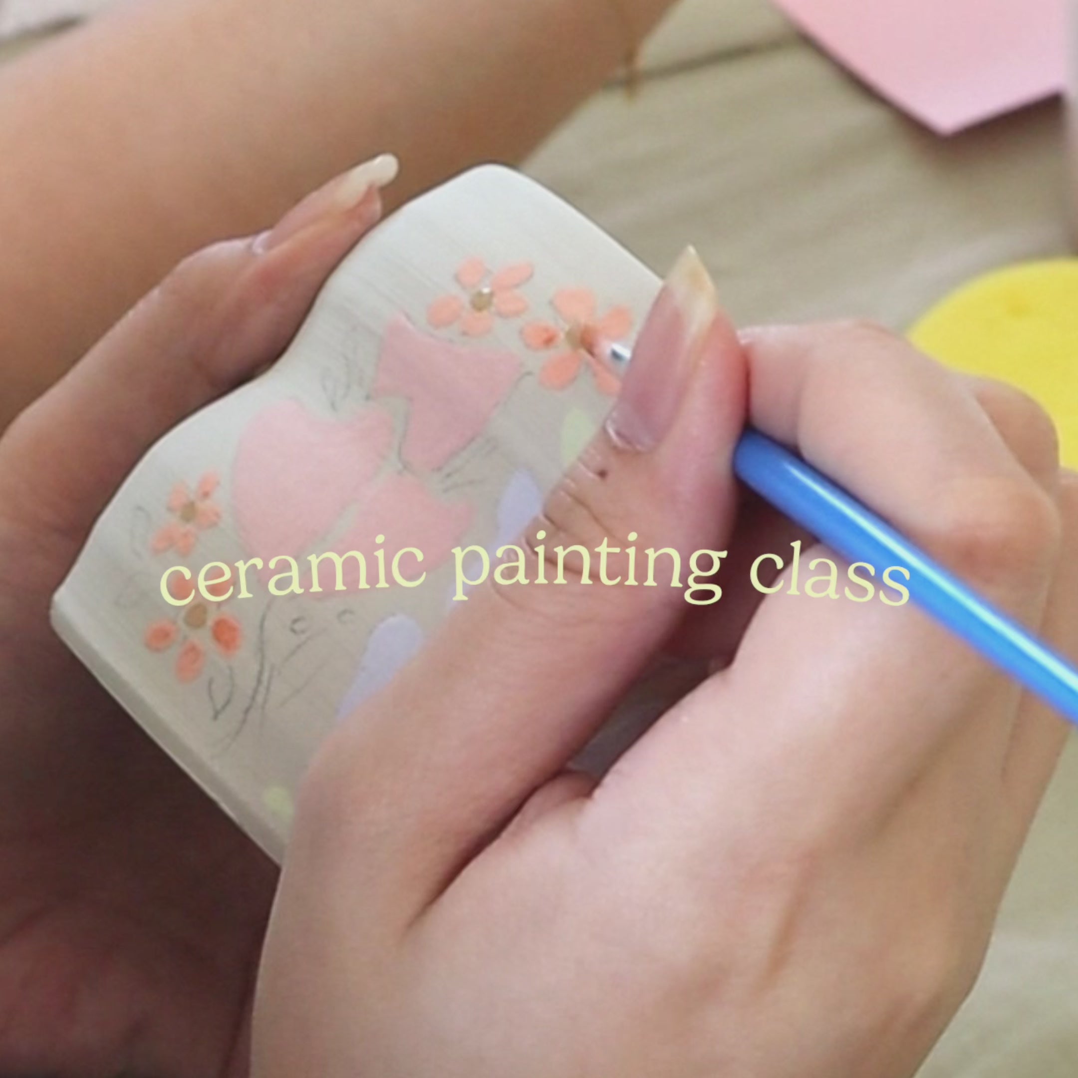 ceramic painting class