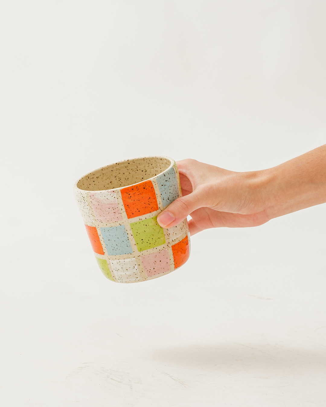 speckled tile cup
